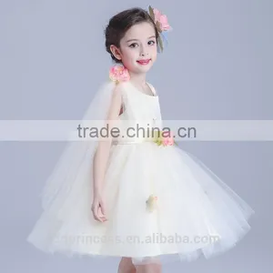 Summer Sleeveless Dresses for Girls 11 Year Pink Yellow White Floral Children's Night Dress thumbnail-4