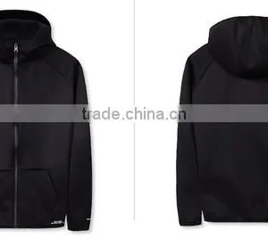 2017 Good Sale Wholesale Professional Factory Custom Plain Men Zipper Hoody for Men thumbnail-2