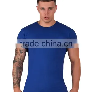 95cotton 5spandex Muscle Mens Tight Fit t Shirt thumbnail-3