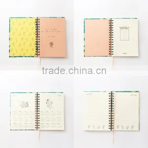 Spiral Binding Hardcover Planner Custom,full Color Printing Personal Notebook thumbnail-5