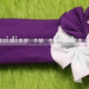 Boutique Stretchy Cotton Flower Headband For Baby Girl Wholesale Children Clothing Sets Hairband For KIds thumbnail-6