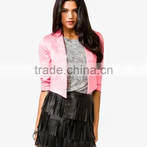 Cropped Shawl Collar Blazer thumbnail-1
