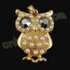 Metal Owl Charm With Pearl Cabochons Wholesale From Chinese Charm Pendants Factory thumbnail-1