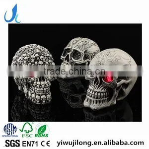 Creative Terror Halloween Toys Funny Tricky Toy Flash Resin Skulls Halloween Decorations thumbnail-1
