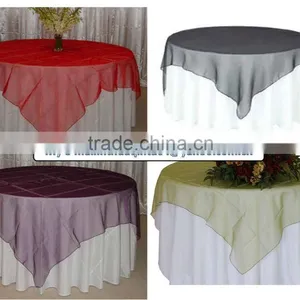 Organza Overlay for Wedding Table Overlay Table Cover Table Linen thumbnail-1