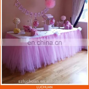 Customized Luxury Tulle Customized Color High Quality Ruffled Able Skirt for Wedding thumbnail-1