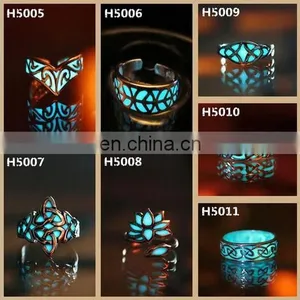 Carved Glow in the Dark Ring 7 Designs thumbnail-1
