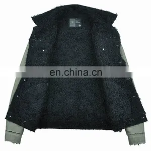 2015 Last Fashion Mens Handsome Warm Genuine Men Leather Jacket thumbnail-2