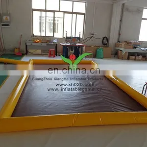 Commercial Car Mat Easy Clean Water PVC Tarpaulin Inflatable Wash Car Mat thumbnail-5