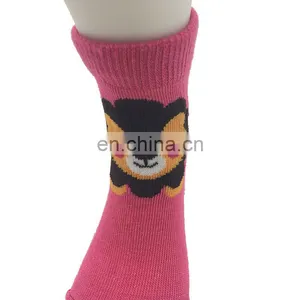 Baby Soft Stripe Pattern Carton Tube Cotton Nonslip Socks thumbnail-2