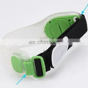 LED Arm Leg Band Night Warning Safety Wristband Light thumbnail-2
