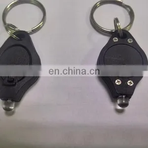 Promotional 2016 390-395 nm Mini Plastic Custom UV Purple Light Led Keychain Money Detector UV Led Keychain thumbnail-3
