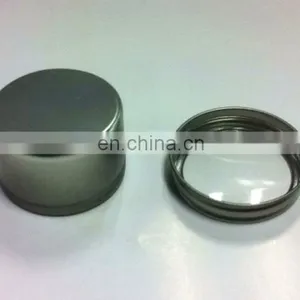 Plain Mini Round Screw Lid Tea Tin Box With a PET Window thumbnail-3