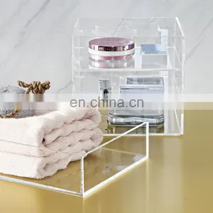 Home Furniture Acrylic Bathroom Organizer Bath Tub Organizer Bath Room Accessories thumbnail-1