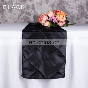 Taffeta Dinner Table Runner for Wedding Banquet Decoration thumbnail-4