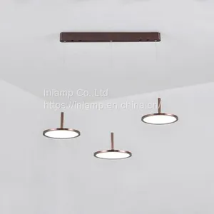 Metal Acrylic Pendant Lamps With 3 Heads Lights thumbnail-1