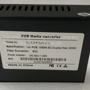 POE IP Camera to Fiber Converter 10/100M/1000M POE IP Fiber Optical Transmitter and Receiver Single Por POE Fiber Conver thumbnail-4