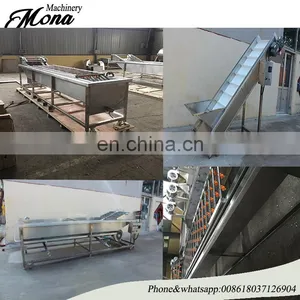 Full Automatic Root Vegetable Washing Cleaning Peeling Skinning Blanching Machine thumbnail-1