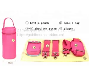 Fashion High Quality Pink Baby Helper Mummy Bag Baby Diaper Bag thumbnail-4