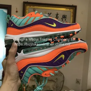 Nike Air Max 98 QS in Orange Nike Shoes on Sale 50 off thumbnail-2
