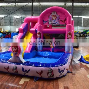 Inflatable Princes Bouncer Bouncy Castle House With Pool ,Inflatable Jumping and Slide Bouncer Castle For Family , Business thumbnail-2