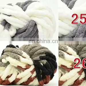 Space Dyed Mixed Colors for Chunky Chenille Yarn 100%polyester Soft thumbnail-4