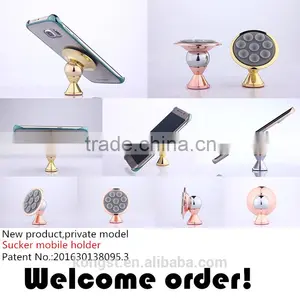Silicone Sucker Phone Stand New Design Mobile Phone Car Holder thumbnail-1