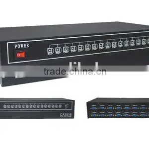 OEM VGA Disribution Amplifier 2 / 4 / 8 / 16 Port Optional , VGA Splitter Box With Factory Price thumbnail-3