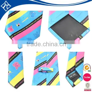 Colorful 100% Silk Printing Skinny Necktie thumbnail-2