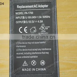 High Copy Laptop AC Power Adapter for HP 18.5V4.9A 5.5*2.5mm 90W thumbnail-1