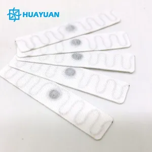 HUAYUAN Industrial Laundry Management Soft Fabric Textile UHF RFID Laundry Tag thumbnail-1