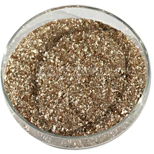 Natural Mica Flakes Calcined Gold Mica Flakes Gold for Epoxy Floor Coating thumbnail-3