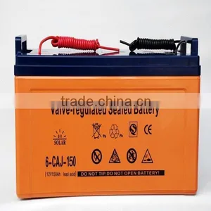 Manufacture of Solar Gelled Battery for Off-grid Solar System, 150Ah 12V thumbnail-1