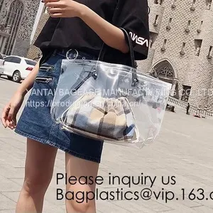 Frosted Plastic Gift Bags, Large Merchandise Retail Clothing Grocery Boutique Shopping Bags With Handles, Multi Colors thumbnail-4