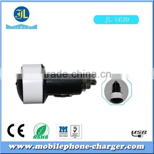 Surprise of Christmas Colorful Portable ac Adaptor Usb Device Car Charger With Bullet thumbnail-2