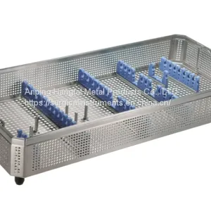 Sterilisation Basket With Silicone Inserts Laparoscopy Trays thumbnail-4