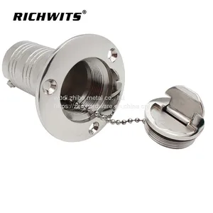 Stainless Steel 316/304 Deck Filler With Clamshell thumbnail-2