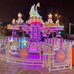 Factory Price Park Outdoor Indoor Equipment Rotary Amusement Rides Self-control Plane Aircraft for Children thumbnail-5