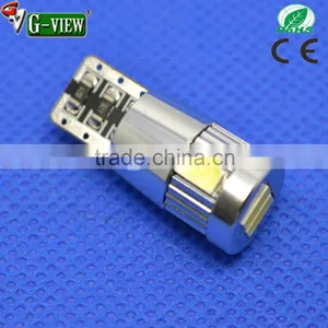 China Best T10 Canbus Led 6smd 5630 Auto Led Error Free 194 Auto Bulb T10 Led thumbnail-1