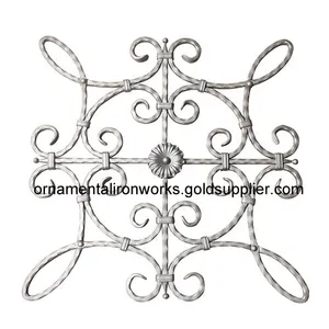 Wrought Iron Roses Luxury Decorative Steel for Metal Stair thumbnail-3