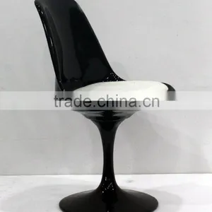 Replica Tulip Side Fiberglass Chair With Cushion Designed by Eero Saarinen thumbnail-6