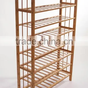 8-tier Shoe Rack Shoe Rack Shoe Rack Simple Design Bamboo Shoe Rack thumbnail-1