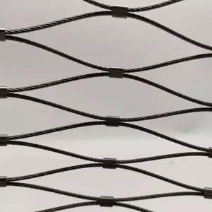 304 Stainless Steel Rope Mesh for Stadium Seating Safety Barriers thumbnail-2