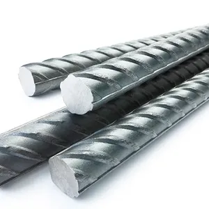 High Yield ASTM A615 Grade 33 40 60 Thread Iron Rod Reinforced Deformed Steel Rebar thumbnail-3