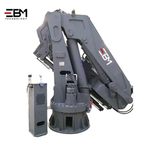 Offshore Marine Manipulator Crane With Foldable Telescopic Arm, Wave Compensation & Remote Control thumbnail-2