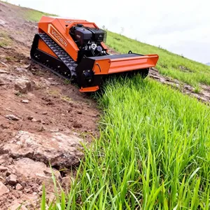 Radio Controlled Lawn Mowerlown Mower Petrol Crawler Remote Control Lawn Mower Multi-functional Vigorun Lawn Mower thumbnail-2