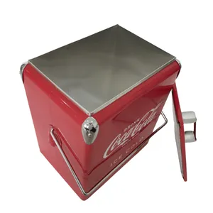 17L PP Cooler Box Vintage Cooler Bag Ice Box Wine Cooler Rolling Chiller Customizable Insulated Promotional Gift Wine Fridge thumbnail-5