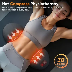 Electric Neck and Lower Back Massage Pillow With Gentle Vibration and Heat Function MH-BY059 thumbnail-5