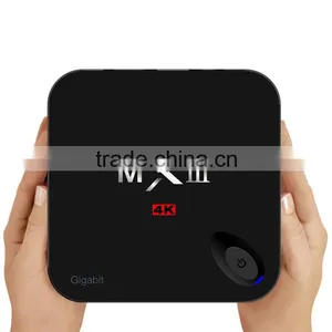 MXIII-G TV Box Android 4.4 1000M LAN Amlogic S812 Quad Core 1G 8G WiFi H.265 Gigabit TV Box Kodi Fully Loaded thumbnail-5
