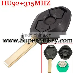 Best Quality 3 Button Remote Key HU92 Blade With EWS 315MHZ for BW thumbnail-1